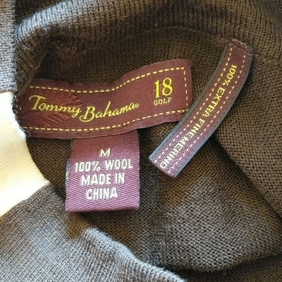 Vintage Tommy Bahama💯 Wool And silk - Picture 4 of 8
